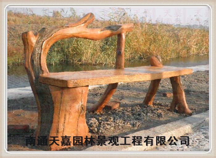 仿木紋樹樁